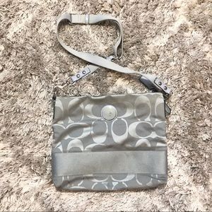 Grey Coach Handbag